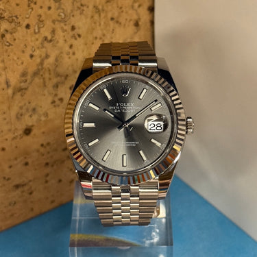 Rolex Datejust "Rhodium" 41mm 126334 d'occasion à Genève - Certified pre-owned- Minty Watches