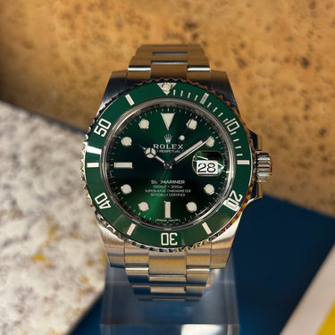 Rolex Submariner "Hulk" 116610 LV d'occasion à Genève - Certified pre-owned- Minty Watches