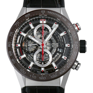 Pre-owned TAG Heuer Carrera Calibre Heuer 01 reference CAR201U.FC6405 in Geneva - Certified pre-owned - Minty Watches