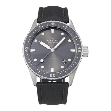 Pre-owned Blancpain Fifty Fathoms Bathyscaphe 43 mm reference 5000-1110-B52A in Geneva - Certified pre-owned - Minty Watches