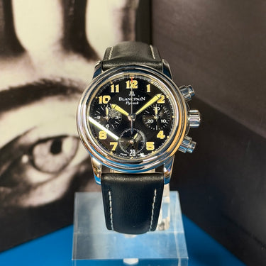 Pre-owned certified Blancpain Léman Fly-Back reference 2385F-1130-63B from 1991 in Geneva - Certified pre-owned - Minty Watches