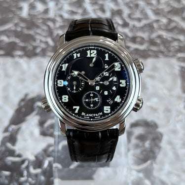 certified pre-owned Blancpain Léman Réveil GMT reference 2041-1130M-53B in Geneva - Certified pre-owned - Minty Watches