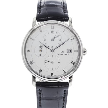 Pre-owned Blancpain Villeret Double Time Zone White Gold Automatic reference 6260-1542-55B in Geneva - Certified pre-owned - Minty Watches