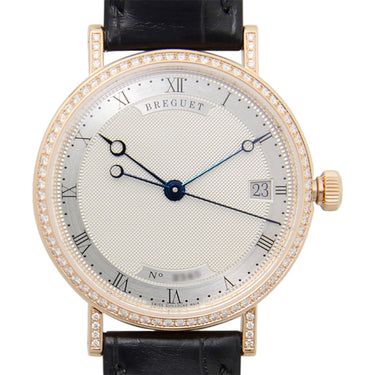 Pre-owned Breguet Classique 33,5mm Rose Gold Automatic Silver Dial reference 9068BR/12/976 DD00 in Geneva - Certified pre-owned - Minty Watches