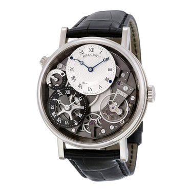 Pre-owned Breguet Tradition GMT Skeleton Dial Manual Wind White Gold reference 7067BB/G1/9W6 in Geneva - Certified pre-owned - Minty Watches