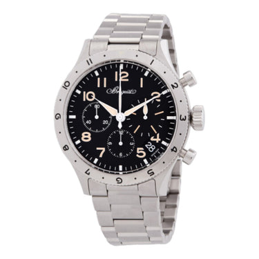 Pre-owned Breguet Type XX Chronograph 42 mm Automatic Black Dial reference 2067ST/92/SW0 in Geneva - Certified pre-owned - Minty Watches