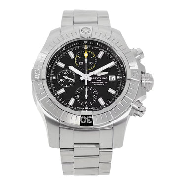 Pre-owned Breitling Avenger Chronograph 45 mm Black Dial Automatic reference A13317101B1A1 in Geneva - Certified pre-owned - Minty Watches