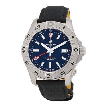Pre-owned Breitling Avenger Automatic GMT 44 mm Black Dial reference A32320101B1X1 in Geneva - Certified pre-owned - Minty Watches