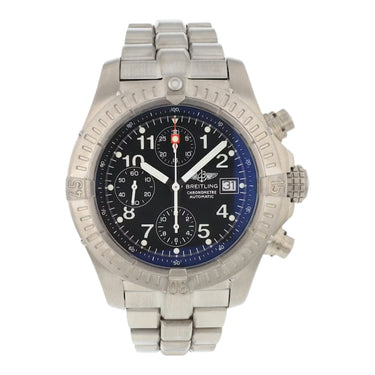 Pre-owned Breitling Avenger Chronograph 44mm Blue Dial Automatic reference E13360/E130B55PT in Geneva - Certified pre-owned - Minty Watches