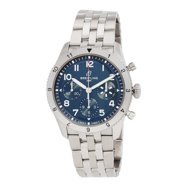 Pre-owned Breitling Aviator 8 Chronograph 42 Corsair Blue Dial Automatic reference A233801A1C1A1 in Geneva - Certified pre-owned - Minty Watches