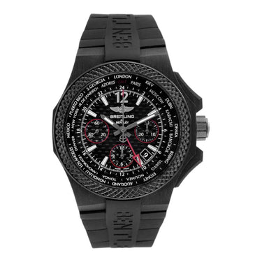 Pre-owned Breitling Bentley B04 GMT 45 mm Carbon Limited Edition reference NB0434E5/BE94 in Geneva - Certified pre-owned - Minty Watches