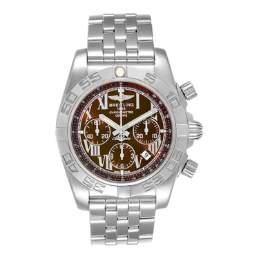 Pre-owned Breitling Chronomat 44mm Burgundy Dial Automatic reference AB0110 in Geneva - Certified pre-owned - Minty Watches
