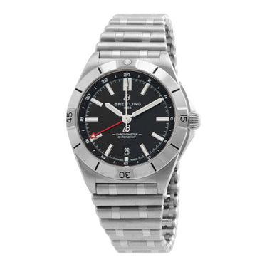 Pre-owned Breitling Chronomat Automatic GMT 40 mm Black Dial reference A32398101B1A1 in Geneva - Certified pre-owned - Minty Watches