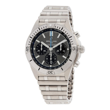 Pre-owned Breitling Chronomat B01 42 mm Anthracite Dial Automatic Titanium reference EB0134101M1E1 in Geneva - Certified pre-owned - Minty Watches