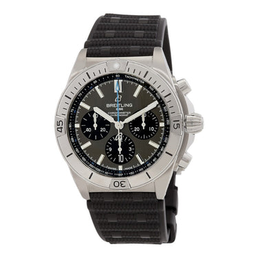 Pre-owned Breitling Chronomat B01 42 mm Titanium Anthracite Dial Automatic reference EB0134101M1S1 in Geneva - Certified pre-owned - Minty Watches