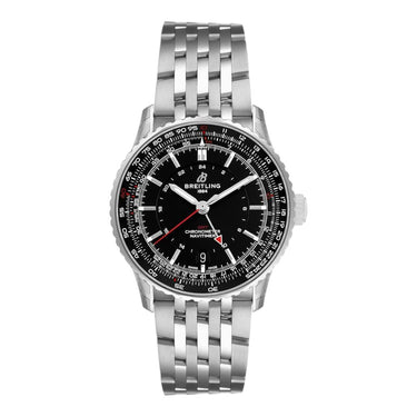 Pre-owned Breitling Navitimer Automatic GMT 41 mm Black Dial Automatic reference A32310/A32310251B1A1 in Geneva - Certified pre-owned - Minty Watches