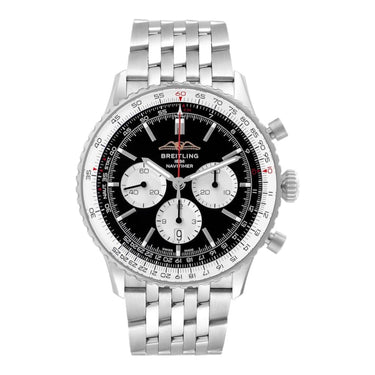 Pre-owned Breitling Navitimer B01 Chronograph 46 mm Black Dial Automatic reference AB0137211B1A1 in Geneva - Certified pre-owned - Minty Watches