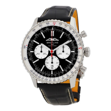 Pre-owned Breitling Navitimer B01 Chronograph 46 mm Black Dial Automatic reference AB0137211B1P1 in Geneva - Certified pre-owned - Minty Watches