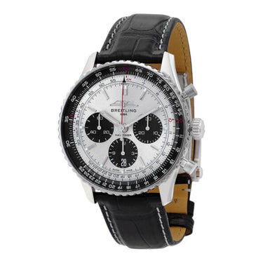 Pre-owned Breitling Navitimer B01 Chronograph 43 mm Grey Dial Automatic reference AB0138241G1P1 in Geneva - Certified pre-owned - Minty Watches