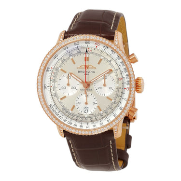 Pre-owned Breitling Navitimer B01 Chronograph 41 mm Silver Dial Automatic reference RB0139631G1P1 in Geneva - Certified pre-owned - Minty Watches