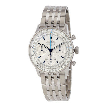 Pre-owned Breitling Navitimer B01 Chronograph 41 mm Silver Dial Automatic reference AB0139A71G1A1 in Geneva - Certified pre-owned - Minty Watches