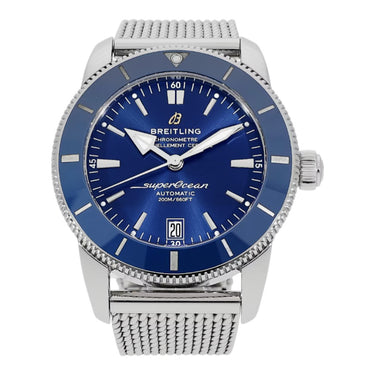 Pre-owned Breitling Superocean Héritage B20 Automatic 42 mm Blue Dial reference AB2010161C1A1 in Geneva - Certified pre-owned - Minty Watches