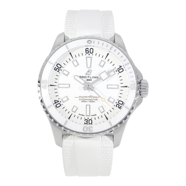 Pre-owned Breitling Superocean Automatic 36 mm White Dial reference A17377/A17377211A1S1 in Geneva - Certified pre-owned - Minty Watches