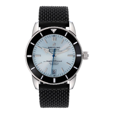 Pre-owned Breitling Superocéan Héritage II 42mm Ice Blue AB2010/AB20108A1C1S1 in Geneva - Certified pre-owned - Minty Watches