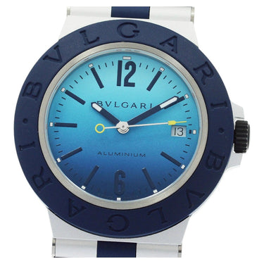 Pre-owned Bvlgari Aluminium Capri Limited Edition 40mm Blue Dial reference BB40ATHMS/103815 in Geneva - Certified pre-owned - Minty Watches