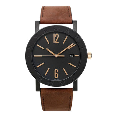 Pre-owned Bvlgari Bvlgari 41 mm Black Dial Automatic reference BB41BSDLCCL/ROMA(103219) in Geneva - Certified pre-owned - Minty Watches