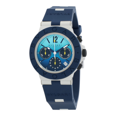 Pre-owned Bvlgari Capri Limited Edition Blue Dial 40mm Automatic reference BB40ATCH/103844 in Geneva - Certified pre-owned - Minty Watches