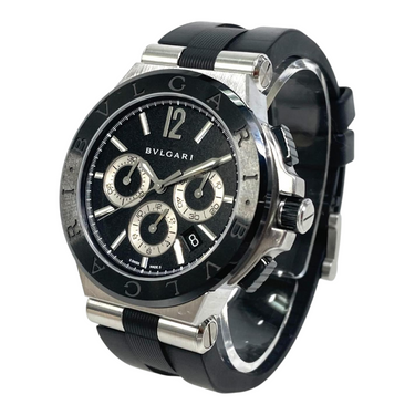 Pre-owned Bvlgari Diagono Chronograph 42 mm DG42SCCH / 102253 in Geneva - Certified pre-owned - Minty Watches