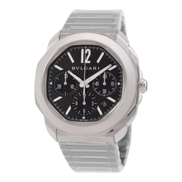 Pre-owned Bvlgari Octo Roma Chrnograph 42 mm Black Dial Automatic reference 103471 in Geneva - Certified pre-owned - Minty Watches