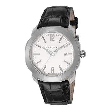 Pre-owned Bvlgari Octo Roma 41 mm Silver Dial Automatic reference OC41C6SLD in Geneva - Certified pre-owned - Minty Watches