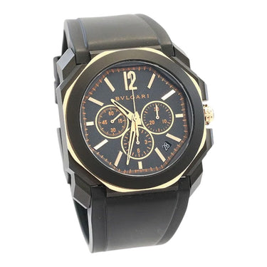 Pre-owned Bvlgari Octo Velocissimo 41 mm Black Dial Automatic Steel & Rose Gold reference BGO41PBBSGVDCH in Geneva - Certified pre-owned - Minty Watches