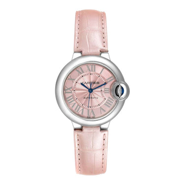 Pre-owned Cartier Ballon Bleu 33mm Pink Dial reference WSBB0002 in Geneva - Certified pre-owned - Minty Watches