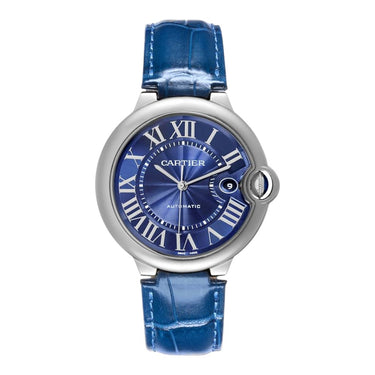 Pre-owned Cartier Ballon Bleu 42 mm Blue Dial reference WSBB0027 in Geneva - Certified pre-owned - Minty Watches