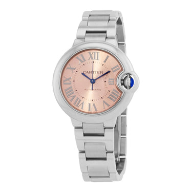 Pre-owned Cartier Ballon Bleu de Cartier Pink Dial 33mm reference WSBB0068 in Geneva - Certified pre-owned - Minty Watches