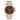 Pre-owned Cartier Calibre de Cartier 42mm Steel & Rose Gold Brown Dial Automatic reference W7100050 in Geneva - Certified pre-owned - Minty Watches