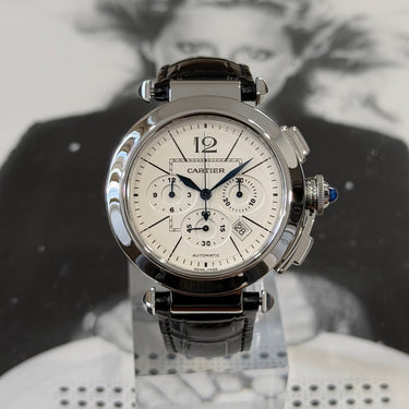 Pre-owned certified Pasha Chronograph reference W3108555 in Geneva - Certified pre-owned - Minty Watches