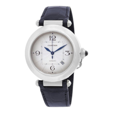 Pre-owned Cartier Pasha de Cartier 41mm Silver Dial Automatic reference WSPA0010 in Geneva - Certified pre-owned - Minty Watches