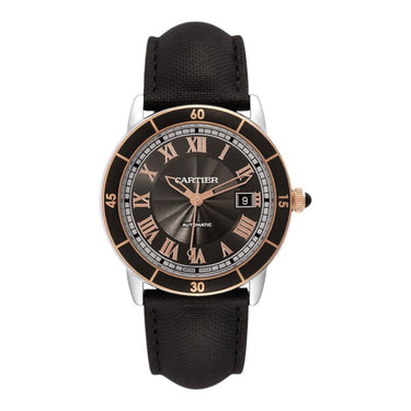Pre-owned Cartier Ronde Croisière de Cartier Steel & Pink Gold Grey Dial 42mm ref W2RN0005 in Geneva - Certified pre-owned - Minty Watches