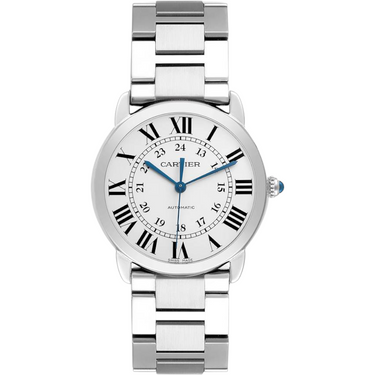 Pre-owned Cartier Ronde Solo de Cartier 36mm Silver Dial Automatic reference WSRN0012 in Geneva - Certified pre-owned - Minty Watches