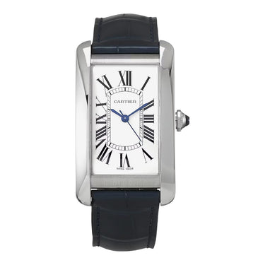 Pre-owned Cartier Tank Américaine LM 45,1x26,6mm Silver Dial Automatic reference WSTA0018 in Geneva - Certified pre-owned - Minty Watches
