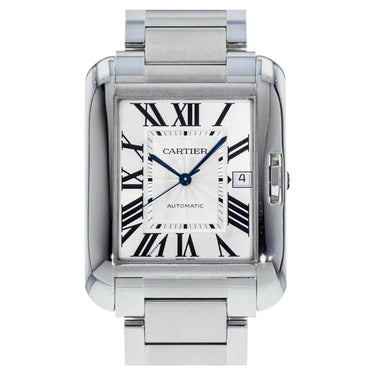 Pre-owned Cartier Tank Anglaise XL 47x36,2mm Silver Dial Automatic reference W5310008 in Geneva - Certified pre-owned - Minty Watches