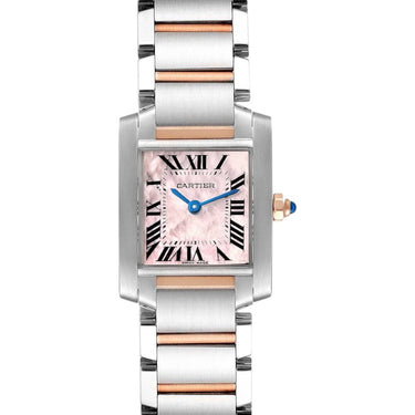 Pre-owned Cartier Tank Française SM 25 mm reference W51027Q4 in Geneva - Certified pre-owned - Minty Watches
