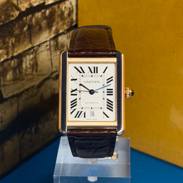 Pre-owned certified Cartier Tank Solo reference W5200026 from 2017 in Geneva - Certified pre-owned - Minty Watches
