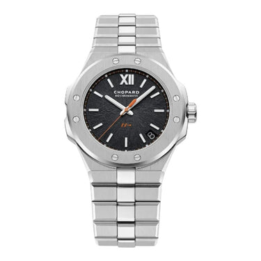 Pre-owned Chopard Alpine Eagle 41 Cadence 8HF 41 mm Titanium reference 298600-3020 in Geneva - Certified pre-owned - Minty Watches
