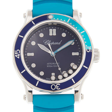 Pre-owned Chopard Happy Sport Automatic "Happy Ocean" reference 278587-3001 in Geneva - Certified pre-owned - Minty Watches