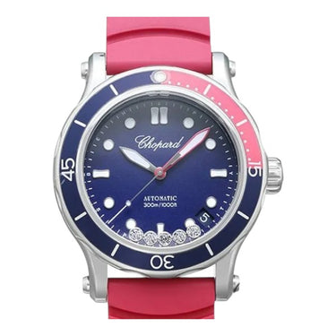 Pre-owned Chopard Happy Sport Automatic "Happy Ocean" reference 278587-3002 in Geneva - Certified pre-owned - Minty Watches